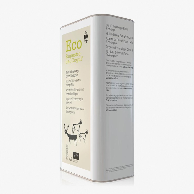 5 liter kanister, Bio Natives Olivenöl Extra. les garrigues arbequina