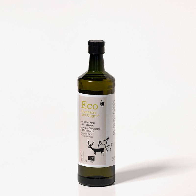 Botella de plástico 1 Litro Ecológico - Aceite de Oliva Virgen Extra Ecológico - 100% Arbequina - Dop Les Garrigues